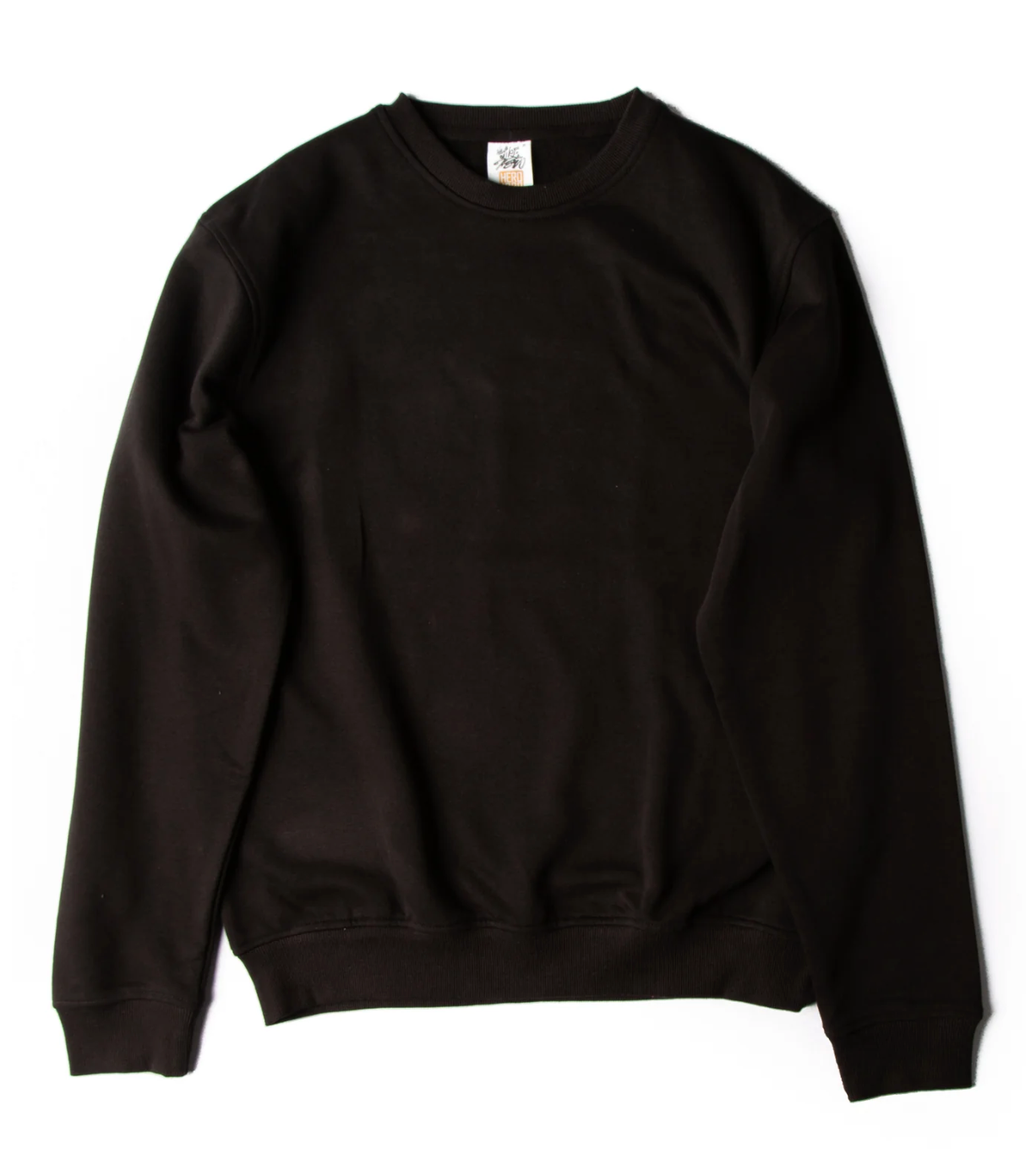 Unisex Blank Crewneck Sweatshirt Black